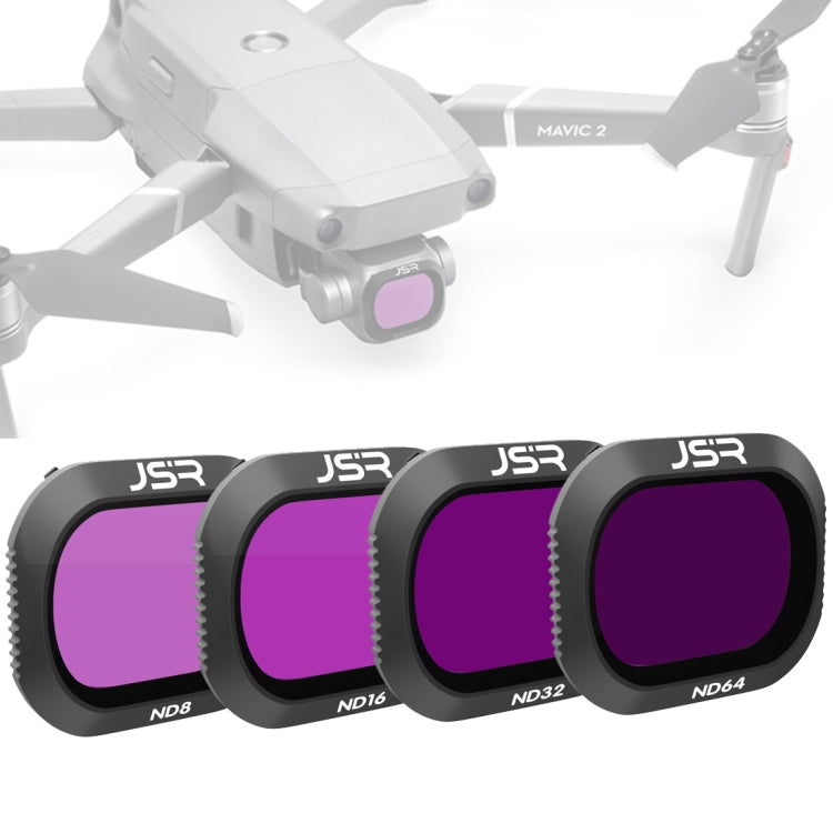 JSR Drone 4 in 1 ND8+ND16+ND32+ND64 Lens Filter for DJI MAVIC 2 Pro, ND8+ND16+ND32+ND64 JSR Drone 4 in 1 ND8+ND16+ND32+ND64 Lens Filter for DJI MAVIC 2 Pro, ND8+ND16+ND32+ND64